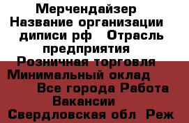 Мерчендайзер › Название организации ­ диписи.рф › Отрасль предприятия ­ Розничная торговля › Минимальный оклад ­ 25 000 - Все города Работа » Вакансии   . Свердловская обл.,Реж г.